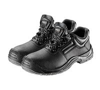 NEO TOOLS Scarpe da lavoro da uomo della classe O2 SRC in pelle nodata e liscia, scarpe da lavoro rinforzate, suola antiscivolo antistatica in plastica, tallone resistente agli urti, impermeabili