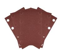 NEO TOOLS Set di carta vetrata P80, 5 pezzi, efficace sistema in velcro per legno, metallo e cartongesso, aspirazione ottimale della polvere, lunga durata per 04-628