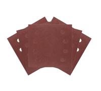 NEO TOOLS Set di carta vetrata P80, 5 pezzi, efficace sistema in velcro per legno, metallo e cartongesso, aspirazione ottimale della polvere, lunga durata per 04-630