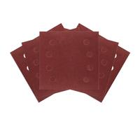 NEO TOOLS Set di carta vetrata P80, 5 pezzi, efficace sistema in velcro per legno, metallo e cartongesso, aspirazione ottimale della polvere, lunga durata per 04-629