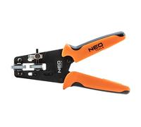 NEO TOOLS Spelafili per cavo fotovoltaico lungo 220 mm, manico in PVC, acciaio al carbonio, diametro cavo 0,25 mm2 - 6,0 mm2, manico bicomponente, arresto di lunghezza isolante