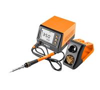 NEO TOOLS Stazione di saldatura, potenza 60 W, regolazione della temperatura da 180 a 480 °C, precisione +/- 2 °C, display LCD, funzione di spegnimento automatico, protezione password