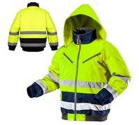 NEO TOOLS Thermo warnschutzjacke en 20471 Warn Giacca Arancione Neon Giallo lavoro giacca Warn protezione sicurezza Giacca, Giallo