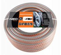 NEO TOOLS Tubo da giardino Professional a 6 strati, 1/2 "o 3/4" | PVC, rinforzato con croce in poliestere e tessuto tricot | Food Safe: adatto per acqua potabile | diversi modelli
