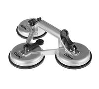 NEO TOOLS Ventosa Per Parabrezza Triple 150 Kg, Alluminio Per Vetro, Plexiglass, Pannelli Laccati, Pannelli In Plastica, Diametro 120 mm