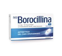 Neoborocillina antisettico 16 pastiglie 1,2+20mg