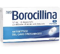 Neoborocillina Antisettico Gola per Mal di Gola 20 Pastiglie