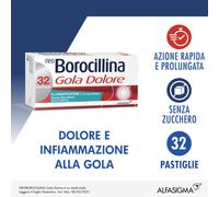 NeoBorocillina Gola Dolore 8,75mg Menta Senza Zucchero 32 Pastiglie