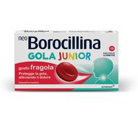 NEOBOROCILLINA NeoBorocillina Gola Junior - Mal di Gola Fragola, 15 pastiglie