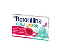 NEOBOROCILLINA NeoBorocillina Gola Junior - Mal di Gola Fragola, 15 pastiglie