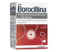 Neoborocillina Infiammazione e Dolore 400mg Granulato per Sospensione Orale Ibuprofene, 12 Bustine