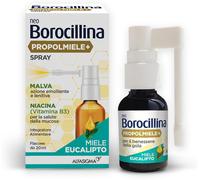 neoborocillina Propolmiele+ Spray Integratore per il Benessere della Gola Miele Eucalipto 20 ml