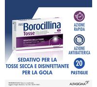 ALFASIGMA SPA NEOBOROCILLINA TOSSE 20 PASTIGLIE