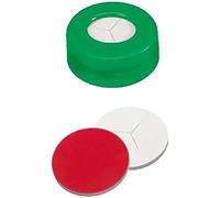 Neochrom 1046 - Tappo a vite dritto, 9 mm, in silicone, colore: Rosso/Bianco/Verde (confezione da 100)