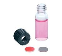 neochrom Vetro borosilicato tipo 1 autosampionatore Vial con tappo in polipropilene e foro/sept, butil/PTFE, capacità 1,2 ml, altezza 32 mm, diametro 12 mm, 100 pezzi