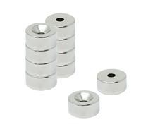 Neodimio N42 a Testa Svasata Magneti - 10mm Diametro X 5mm Spesso X 3.2mm - 2kg