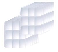 Neodtx Raccoglitore per Carte da Collezione e Gioco - 360 Tasche, 20 Cartelle Vuote - Trasparente