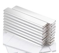 Neodym Magnete Extra Stark, 16 magneti al neodimio extra forti grandi, 60x10x3 mm magneti rettangolari forti, magneti adesivi autoadesivi forti magneti in terre rare per armadio da cucina