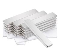 Neodym Magnete Extra Stark Magneti al neodimio 16 pezzi extra forti grandi, magneti rettangolari 50x10x3mm Magneti forti per lavagne magnetiche, magneti adesivi
