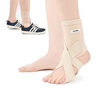 NEOFECT Tutore per piede afo destro, beige, per camminare, tutore per piede cadente con scarpe, attrezzatura per il recupero dell'ictus, tutore per la caduta del piede per dormire, tutore per caviglia