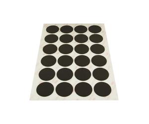 NeoFlex® Dots Flessibili Auto-Adesivi In Neodimio Da 30Mm - 24 Per Foglio A5