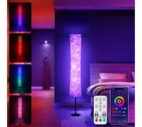 Neoglint Lampada da Terra LED Dimmerabile,11W RGB Lampada Terra con Controllo App Telefono,32 Modalità Multicolori,Sincronizzazione Musica,Velocità Luminosità Regolabile, Soggiorno Camera da Letto