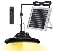 Neoglint Lampada Solare da Esterno, 100 LED Dimmerabili Luce Solare Led Esterno con Telecomando, Timer, 3000-5200K,4500mAh, IP66 Impermeabile Lampada Solare per Cortile da Giardino