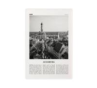 NEOHI Poster decorativo da parete con immagine di un ghiacciaio Athabasca, in bianco e nero, con mappa della città, motivo: viaggio in viaggio, per casa, bar, ristorante, garage, caffetteria, idea