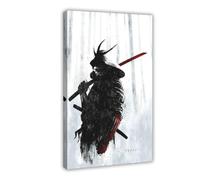 NEOHI Poster e stampe artistiche da parete in stile giapponese con samurai, arte giapponese Bushido, per camera da letto, ufficio, 30 x 45 cm
