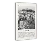 NEOHI Stampa artistica da parete con immagine di un ghiacciaio Athabasca, in bianco e nero, con mappa della città, motivo viaggio e viaggi, per casa, bar, ristorante, garage, caffetteria, idea regalo