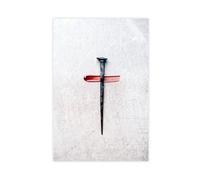 NEOHI Stampa artistica da parete su tela con scritta in bianco e nero con la Bibbia, stampa artistica da parete per casa, bar, ristorante, garage, caffetteria, idea regalo, 50 x 75 cm