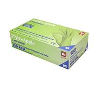 neoLab 1-0830 - Guanti monouso in nitrile, taglia M, confezione da 100, colore: Verde