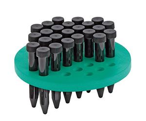 Neolab 1 - 1381 rotondo del rack per secchiello per il ghiaccio, 30 posti, 15 mm diametro, PVC in materiale espanso, Verde