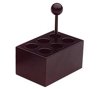 neolab 2 - 2509 blocco termico in alluminio, 6 cavità diametro 20 mm per provette, alluminio