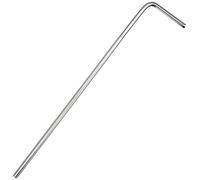 Neolab 3 1724 Drigal Ski raschietto, 195 mm x 40 mm, in acciaio INOX, 4 mm diametro angolato