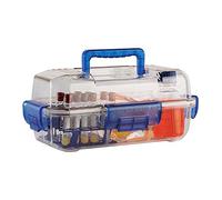 neoLab 3-2140 - Scatola di sicurezza in policarbonato, 380 mm di lunghezza x 196 mm di larghezza x 160 mm di altezza, trasparente/blu