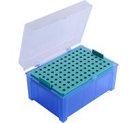Neolab 4 0074 vuoto scatola per pipette, 96, in polipropilene e 0.2 10 Μl blu