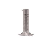 Neolab 4 - 4044 Cilindro graduato di classe B, forma bassa, Argento Brand, 100 ML, Marrone Eterna (Confezione da 2 pezzi)