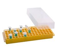 Neolab 4 listello decorativo reversibile rack reazione per pentole con coperchio, 96 punti, 1.5/2.0/0.5 ml