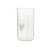 NeoLab Bicchiere dosatore con beccuccio Kimax Boro 3.3, di vetro, 1000 mL, trasparente., 1