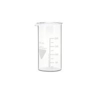 NeoLab Bicchiere dosatore con beccuccio Kimax Boro 3.3, di vetro, 250 mL, trasparente., 1