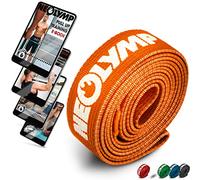 NEOLYMP Elastici Fitness (Arancione - Luce: 7,5 kg - 20 kg) - Fasce Elastiche per Palestra ed Esercizi