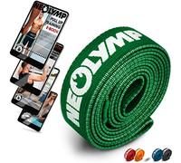 NEOLYMP Elastici Fitness (Verde - Medio: 15 kg - 30 kg) - Fasce e Bande Elastiche per Esercizi Palestra