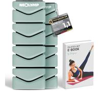 NEOLYMP Pilates - Set di 2 manicotti per pesi da 0,5 kg ciascuno, in silicone, pesi regolabili per gambe e braccia, pesi per caviglia impermeabili e resistenti al sudore