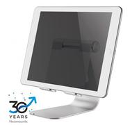 Neomounts DS15-050SL1 Supporto per tablet fino a 11 - pieghevole - universale (DS15-050SL1, Universal - Foldable Aluminium Tablet - Stand for Tablets & Smartphones up to 11. Tilt: 90Â°, -Silver - War