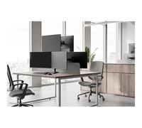 Neomounts DS45-600BL2-1 Support triplo per monitor - Nouvo