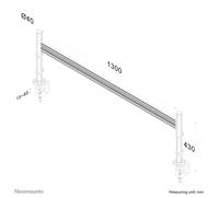 NEOMOUNTS - Barra Portastrumenti FPMA-DTB100 per 3 Monitor LCD /LED /TFT - SPEDIZIONE GRATUITA