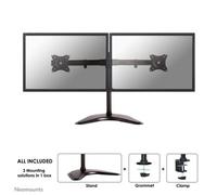 Neomounts NM-D335DBLACK Supporto per monitor 10-27 (Tilt/Turn/Rotate Dual Monito