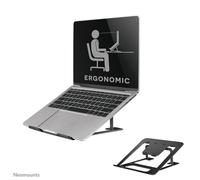 Neomounts NSLS085BLACK Supporto per laptop 10-17 - pieghevole - compatto - universale (Neomount Desk Riser /Stand Black) NEW
