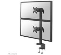 NEOMOUNTS - Supporto da Scrivania FPMA-D960DVBLACKPLUS per 2 Monitor Curvi